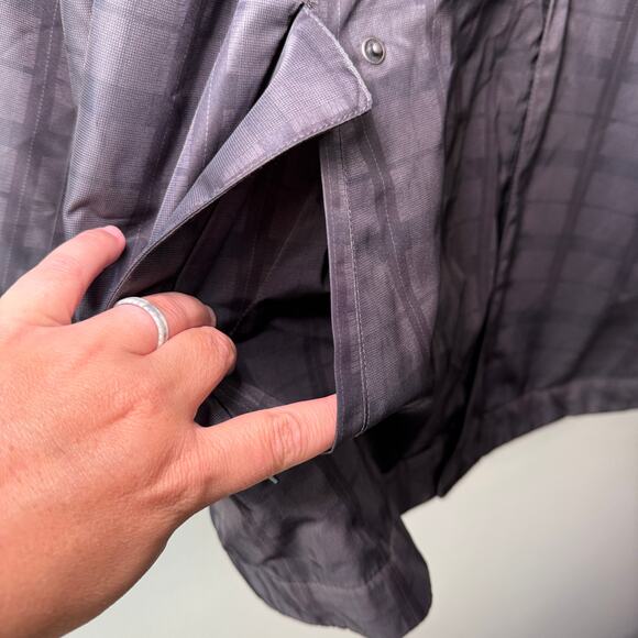 North End Sport FedEx Lightweight Water Resistant Plaid Print Jacket X-Large - Picture 5 of 12